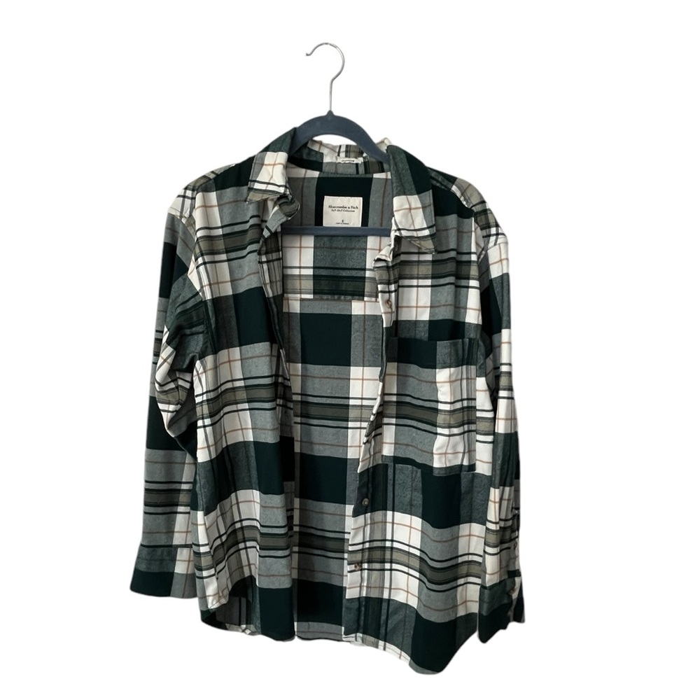 Abercrombie and Fitch Women’s Oversized Flannel Shirt, size S